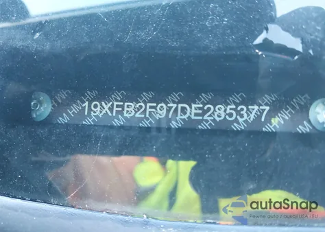 2013 Honda Civic Ex-L from USA, damaged, VIN 19XFB2F97DE285377